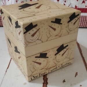 Vintage Bobs Boxes Snowman